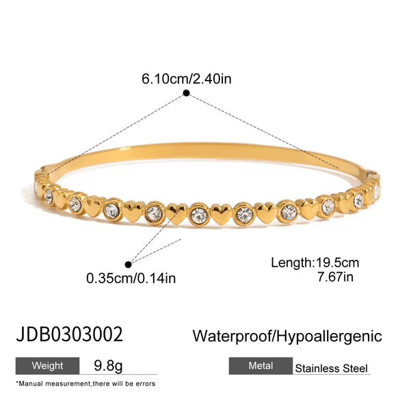 Bracelet Stainless Steel Geometric Electroplating Women's Jewelry