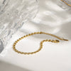 Bracelet Stainless Steel Geometric Electroplating