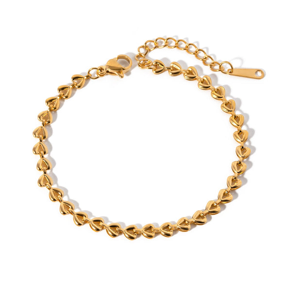 Bracelet Stainless Steel Geometric Electroplating