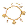 Bracelet Stainless Steel Geometric Electroplating