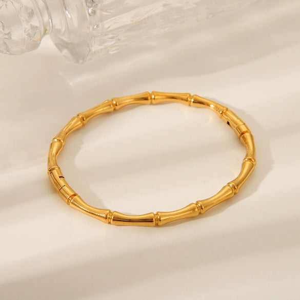 Bracelet Stainless Steel Geometric Electroplating