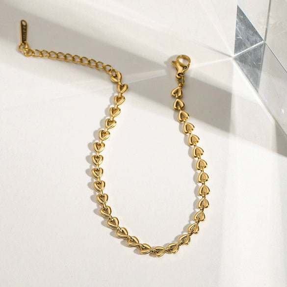 Bracelet Stainless Steel Geometric Electroplating