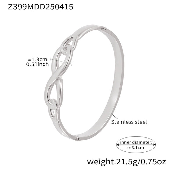 Bracelet 316L Stainless Steel Geometric Fashion Ol Electroplated 18K Real Gold
