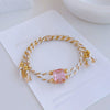 Bracelet Stainless Steel Geometric Light Luxury Electroplating