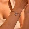 Bracelet Stainless Steel Geometric Pattern Electroplated Women's Fashion Marine Style Stacked