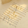 Bracelet Stainless Steel Geometric Pattern Electroplated Women's Fashion Marine Style Stacked
