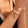Bracelet Stainless Steel Geometric Pattern Electroplated Women's Fashion Marine Style Stacked