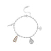 Bracelet Stainless Steel Geometric Pattern Electroplated Women's Fashion Marine Style Stacked