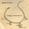 Bracelet Stainless Steel Geometric Pattern Electroplated Women's Fashion Marine Style Stacked