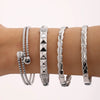 Bracelet Stainless Steel Geometric Pvd Plated Light Luxury