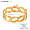 Bracelet Stainless Steel Geometric Pvd Plated Light Luxury