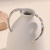 Bracelet Stainless Steel Geometric Simple Electroplated 18K Gold Cast Wave