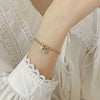 Bracelet Stainless Steel Golden Crab Pearl Turquoise Embellished Electroplated Jewelry
