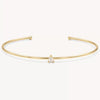 Bracelet Stainless Steel Inlaid Zircon Electroplating Literary Ins Style Geometric