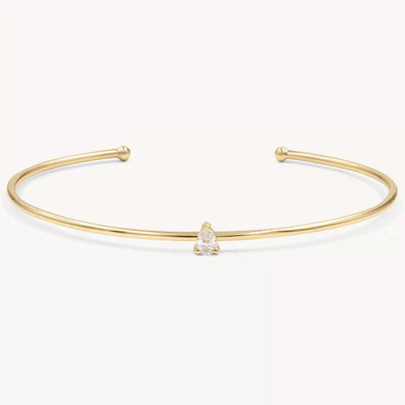 Bracelet Stainless Steel Inlaid Zircon Electroplating Literary Ins Style Geometric