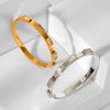 Bracelet Stainless Steel Inlaid Zircon Geometric Retro Light Luxury