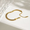 Bracelet Stainless Steel 18K Gold Geometric Electroplating Simple Style