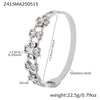Bracelet 316L Stainless Steel Love Four Leaf Flower Vacuum Electroplated For Women