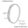 Bracelet 316L Stainless Steel Pink Row Drill 5A Zircon Ultraflash Buckle Electroplating Fashion Geometric Jewelry