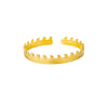 Bracelet Stainless Steel Pleated Pattern Open Circle Electroplating