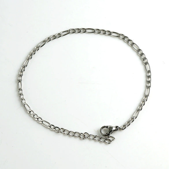 Bracelet Stainless Steel Titanium Steel Geometric Electroplating Unisex Punk Hip Hop Distressed Style