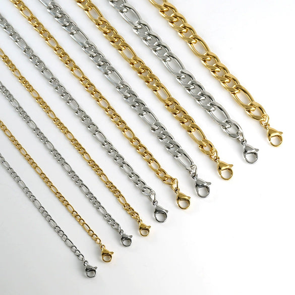 Bracelet Stainless Steel Titanium Steel Geometric Electroplating Unisex Punk Hip Hop Distressed Style