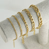 Bracelet Stainless Steel Titanium Steel Geometric Electroplating Unisex Punk Hip Hop Distressed Style