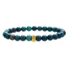 Bracelet Stone Geometric Handmade Retro Black Onyx Citrine Yellow Tiger Eye Unisex