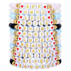 Bracelet Suit Rice Beads Acrylic Geometric Handmade