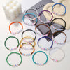 Bracelet Suit Rice Beads Acrylic Geometric Handmade