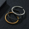 Bracelet Titanium Steel Braided Cshaped Fashion Geometric Electroplated Jewelry