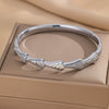 Bracelet Titanium Steel Fanshaped Electroplating Simple Luxury Design