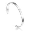 Bracelet Titanium Steel Geometric Cshaped Electroplated Unisex