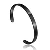 Bracelet Titanium Steel Geometric Cshaped Electroplated Unisex