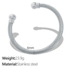 Bracelet 316L Stainless Steel Geometric Electroplated Highgrade