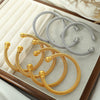 Bracelet 316L Stainless Steel Geometric Electroplated Highgrade