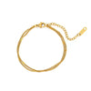 Bracelet Titanium Steel Geometric Electroplated