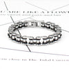 Bracelet Titanium Steel Geometric Electroplating Original Design Men's