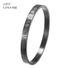 Bracelet Titanium Steel Geometric Electroplating Punk Hiphop Open Couple Men's