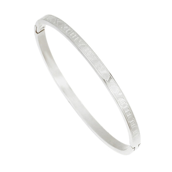 Bracelet Titanium Steel Geometric Electroplating Punk Hiphop Open Couple Men's