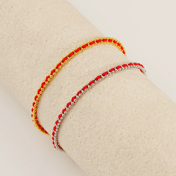 Bracelet Titanium Steel Geometric Goldplated Fashion Unisex