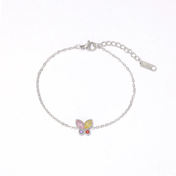 Bracelet Titanium Steel Geometric Light Luxury Animal Electroplating