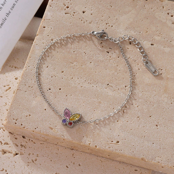 Bracelet Titanium Steel Geometric Light Luxury Animal Electroplating