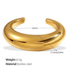 Bracelet 316L Stainless Steel Geometric Simple Electroplated Jewelry For Women