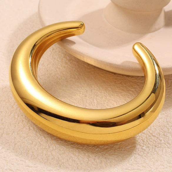 Bracelet 316L Stainless Steel Geometric Simple Electroplated Jewelry For Women