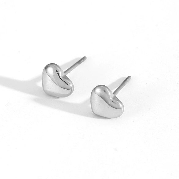 Bracelet Titanium Steel Heart Shape Beads Electroplating Cartoon Style Jewelry