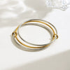 Bracelet Titanium Steel Ins Style Geometric Electroplating