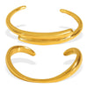 Bracelet 316L Stainless Steel Minimalist Geometric Electroplated For Women