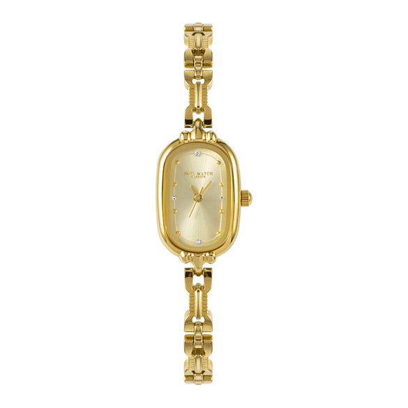 Bracelet Watch Alloy Gold Oval Medieval Retro Literary Fashion Women's Quartz Watch