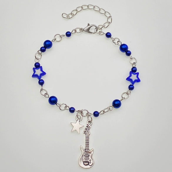 Bracelet Zinc Alloy Geometric Handmade Heartshaped Fivepointed Star Punk Style
